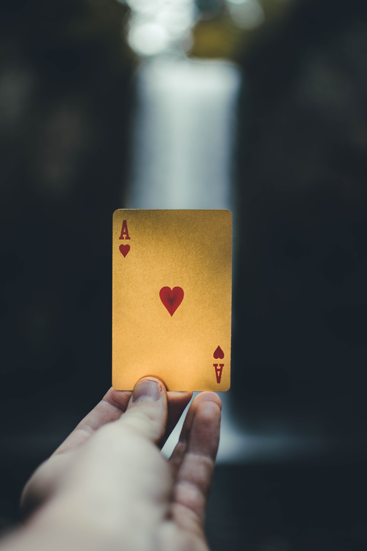 Playing cards used for the B4 flash exercise