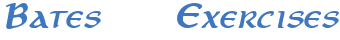 BatesEyeExercises Logo